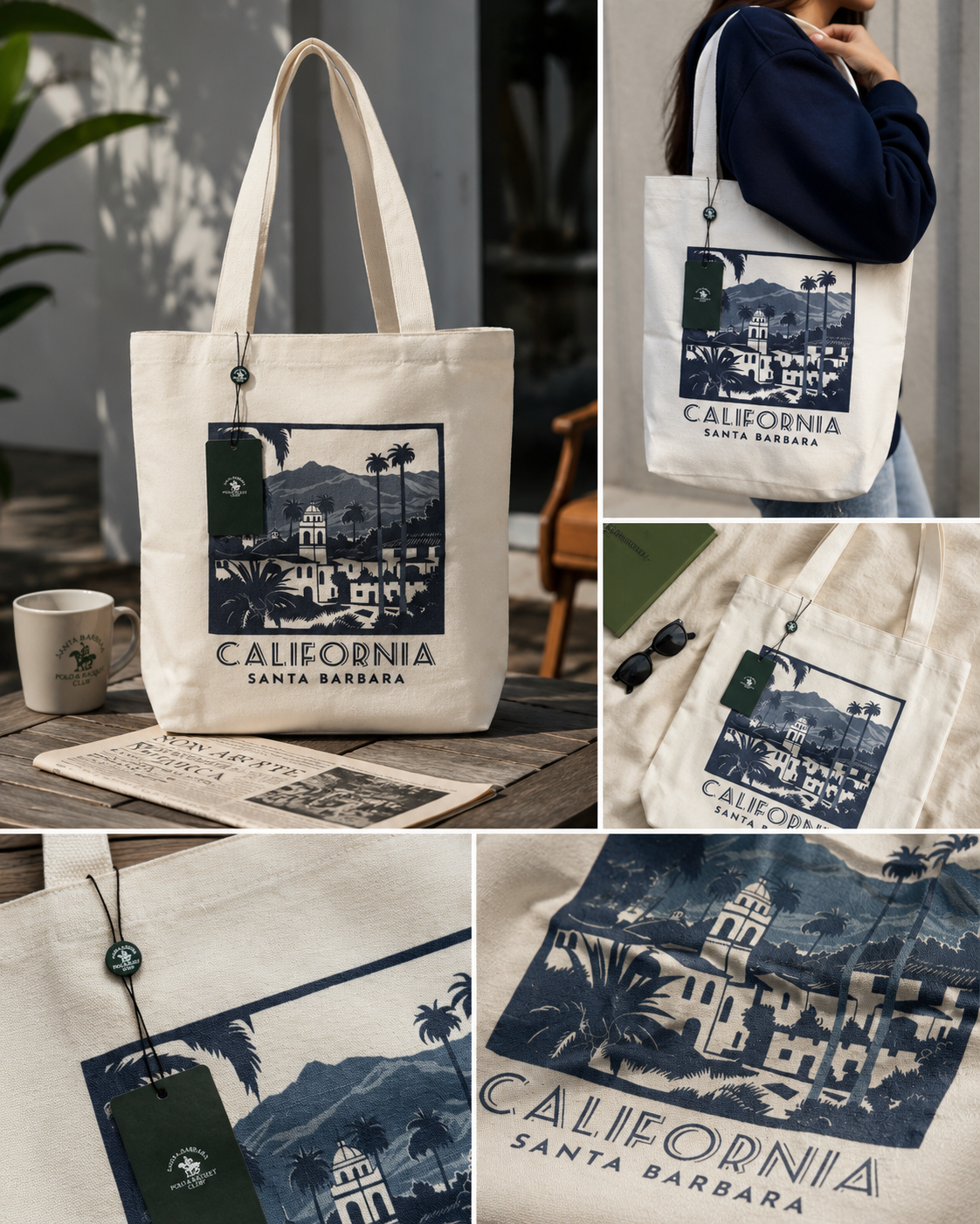 Tote Bag by Santa Barbara