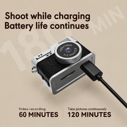 Nano Retro Mini Keychain Camera