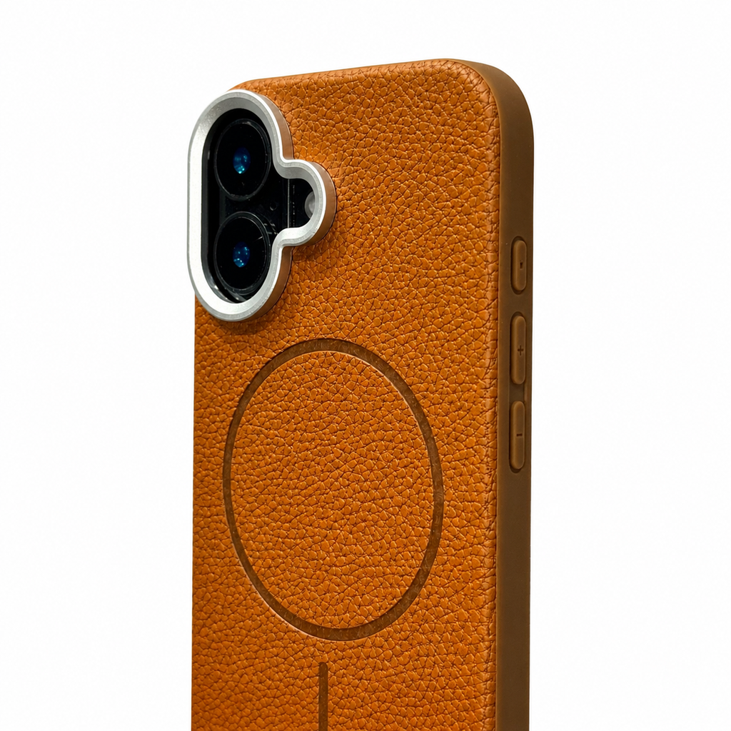 Vintage Leather Case for iPhone 16