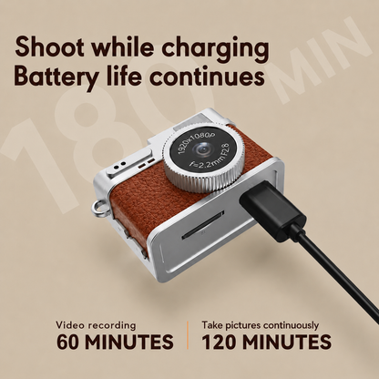 Nano Retro Mini Keychain Camera